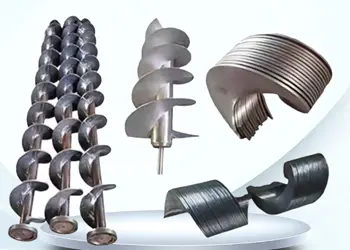 Conveyor spiral blade
